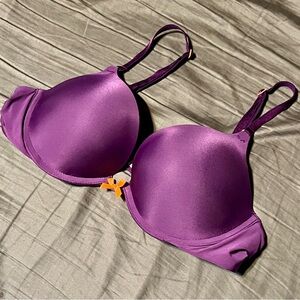Victoria’s Secret purple push up bra 36C